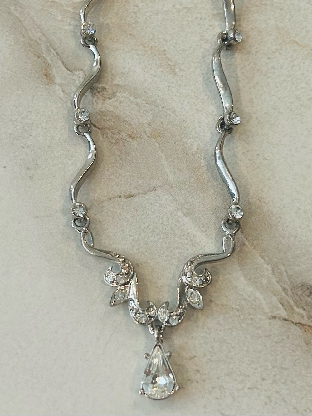 Vintage Silver Toned Necklace